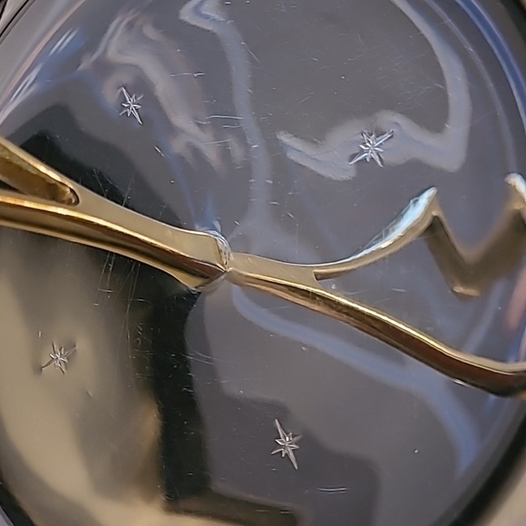 RIVIERIA Atomic MCM Two Tiered Chromeware Tidbit Petit Fours Serving Tray - Picture 7 of 16